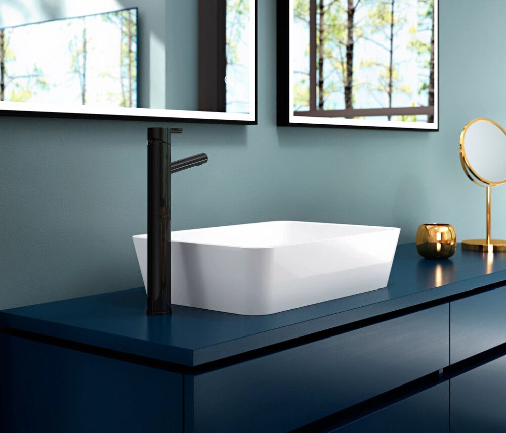 Malja-allas FM Mattsson Lava V valkoinen 50 x 35 cm