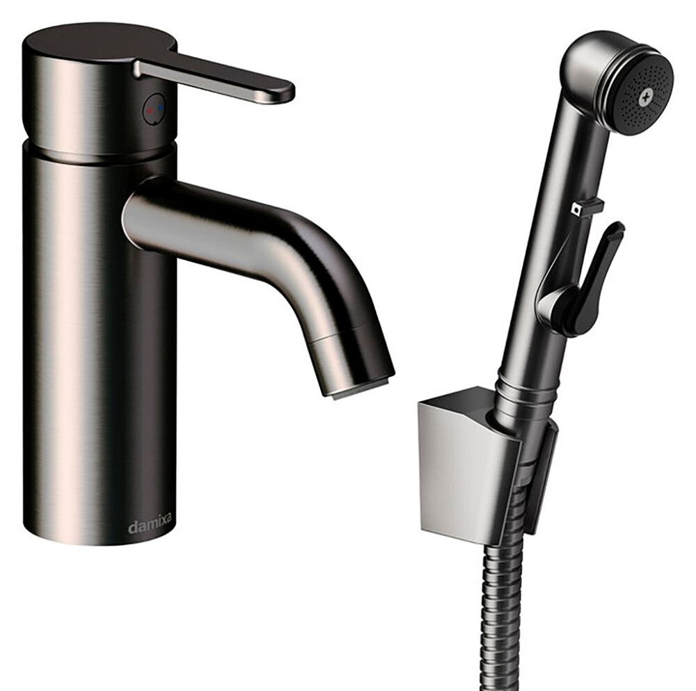 Pesuallashana Damixa Silhouet bideellä harjattu grafiitinharmaa 15,6 cm