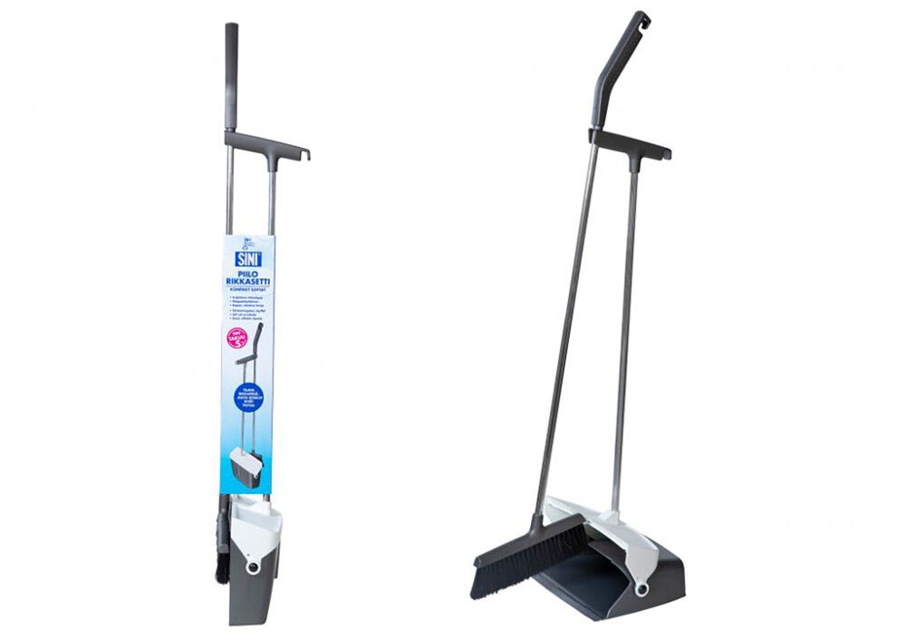 Piilo rikkasetti Sini Lakaisuharja ja rikkalapio Grafiitinharmaa/Valkoinen