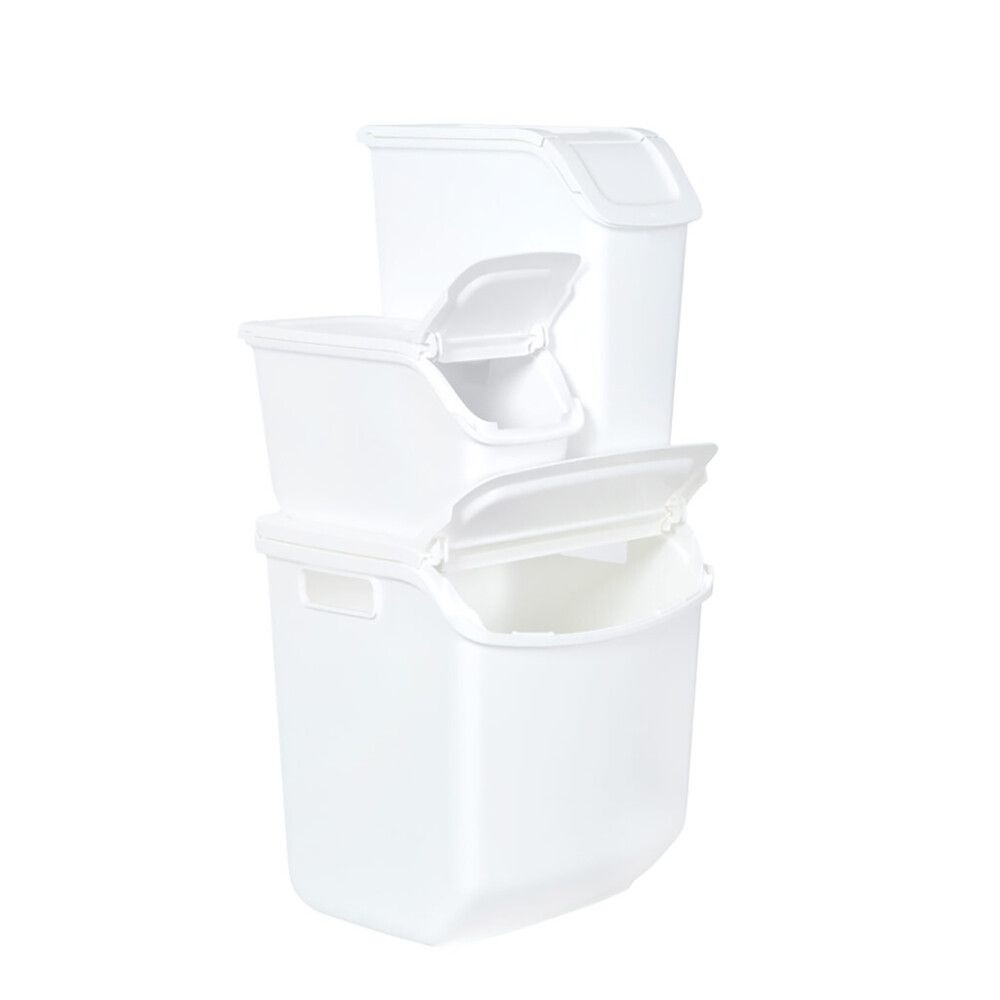 Kierrätysastia Sini Valkoinen 43 litraa