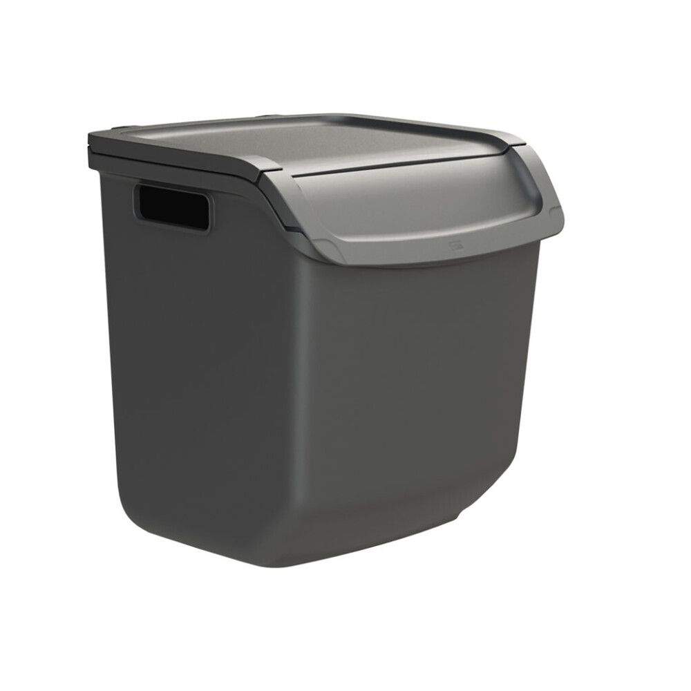 Kierrätysastia Sini Grafiitinharmaa 43 litraa