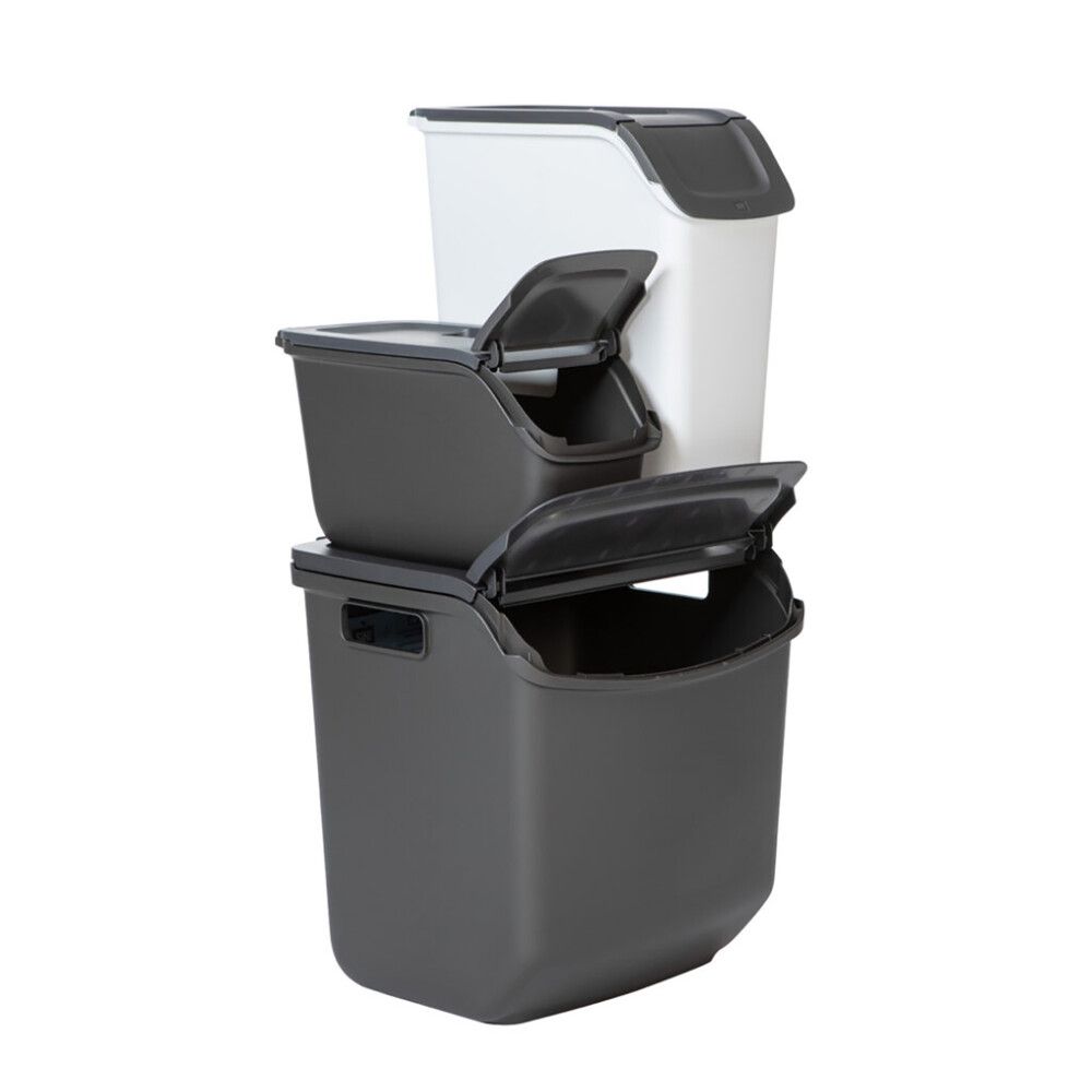 Kierrätysastia Sini Grafiitinharmaa 43 litraa