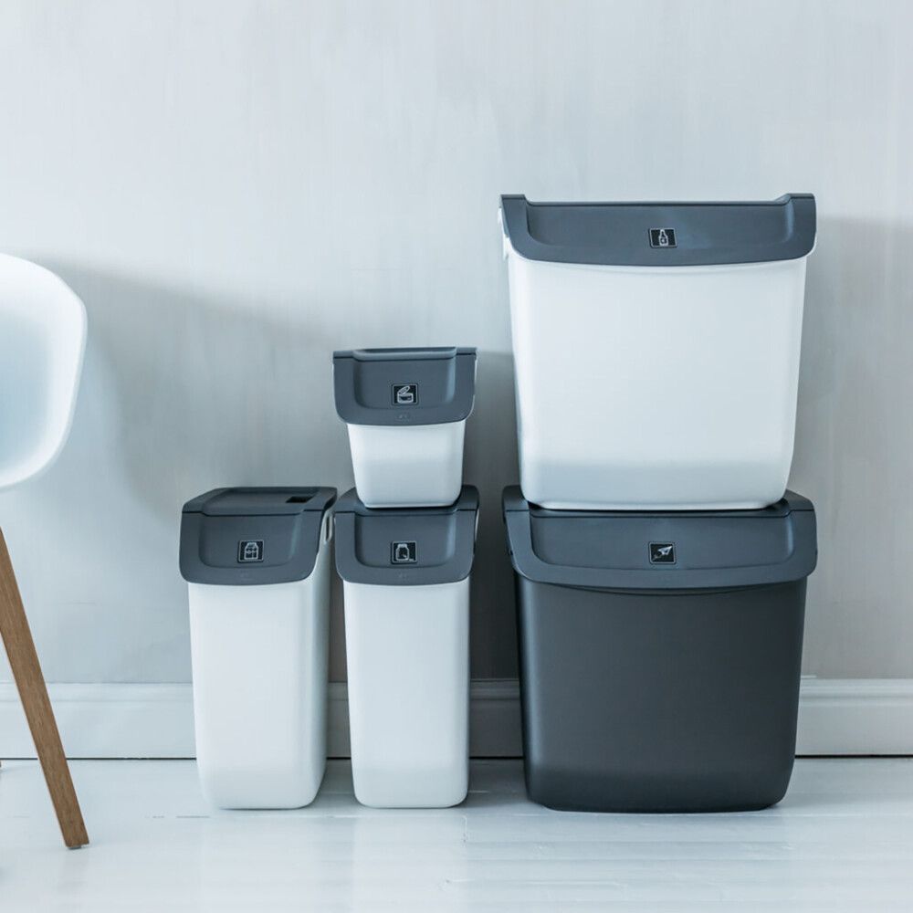 Kierrätysastia Sini Grafiitinharmaa 43 litraa