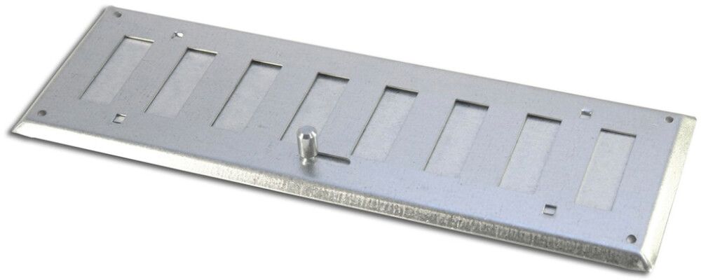 Vapaavirtaussäleikkö FläktGroup HSO 400 x 100 Teräs