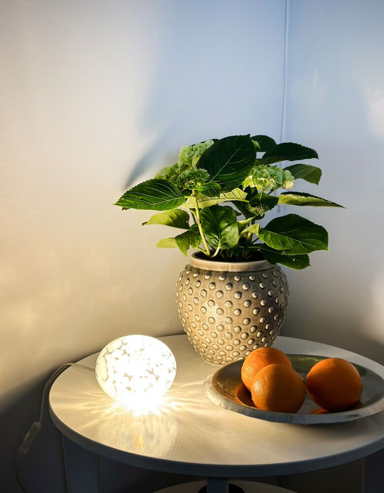 Pöytävalaisin Aneta Globus 13 cm