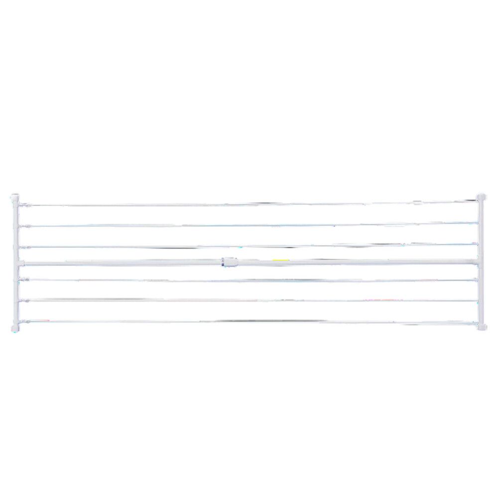 Säädettävä kuivausteline Sini valkoinen 135–235 cm