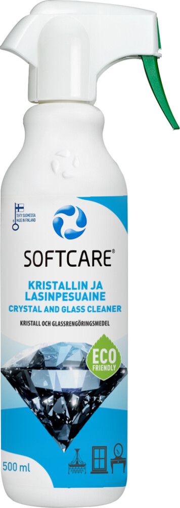 Kristallin ja lasinpesuaine Softcare 500 ml