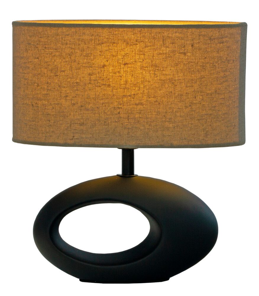 Pöytävalaisin Aneta Olina musta/ruskea 24 cm