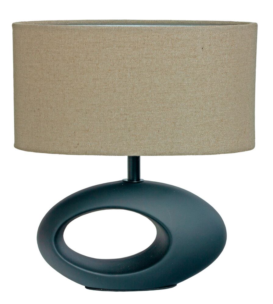 Pöytävalaisin Aneta Olina musta/ruskea 24 cm