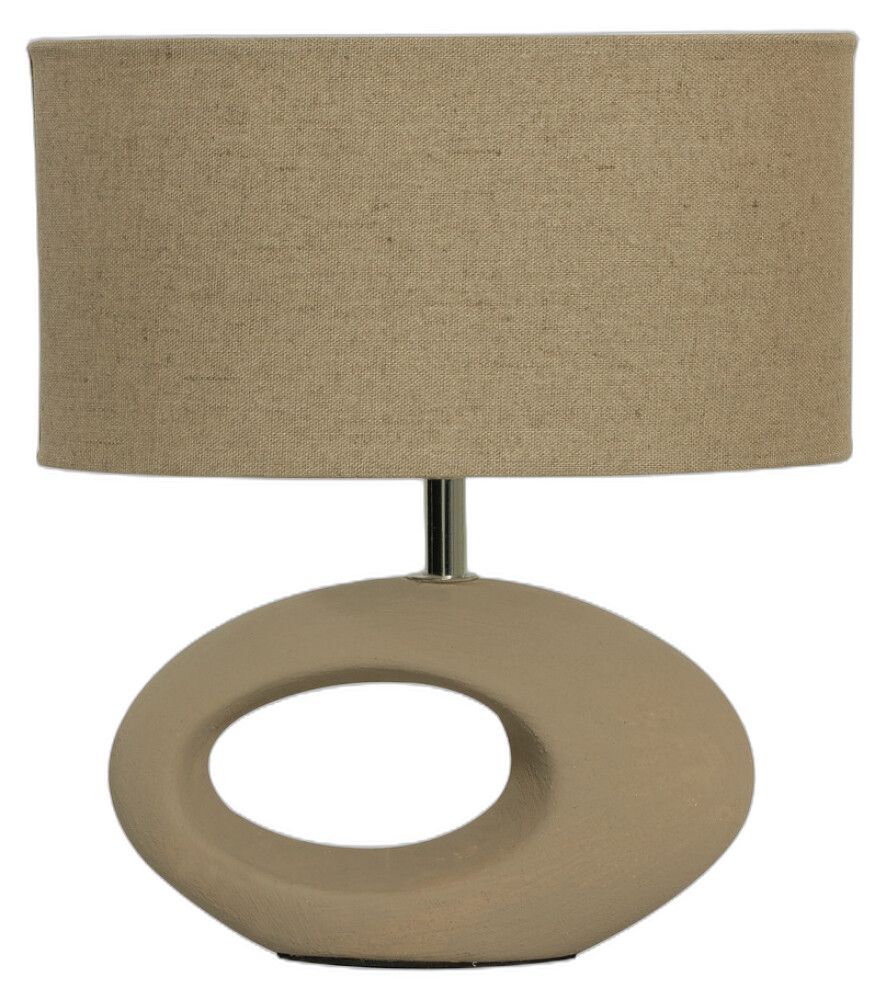 Pöytävalaisin Aneta Olina ruskea/beige 22 x 10 x 25 cm