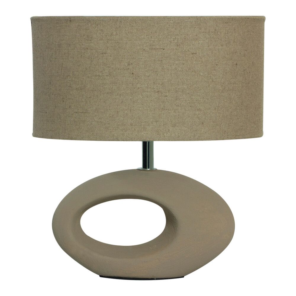 Pöytävalaisin Aneta Olina ruskea/beige 22 x 10 x 25 cm