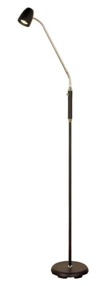 Lattiavalaisin Aneta Sandnes musta 22 x 56 x 140 cm