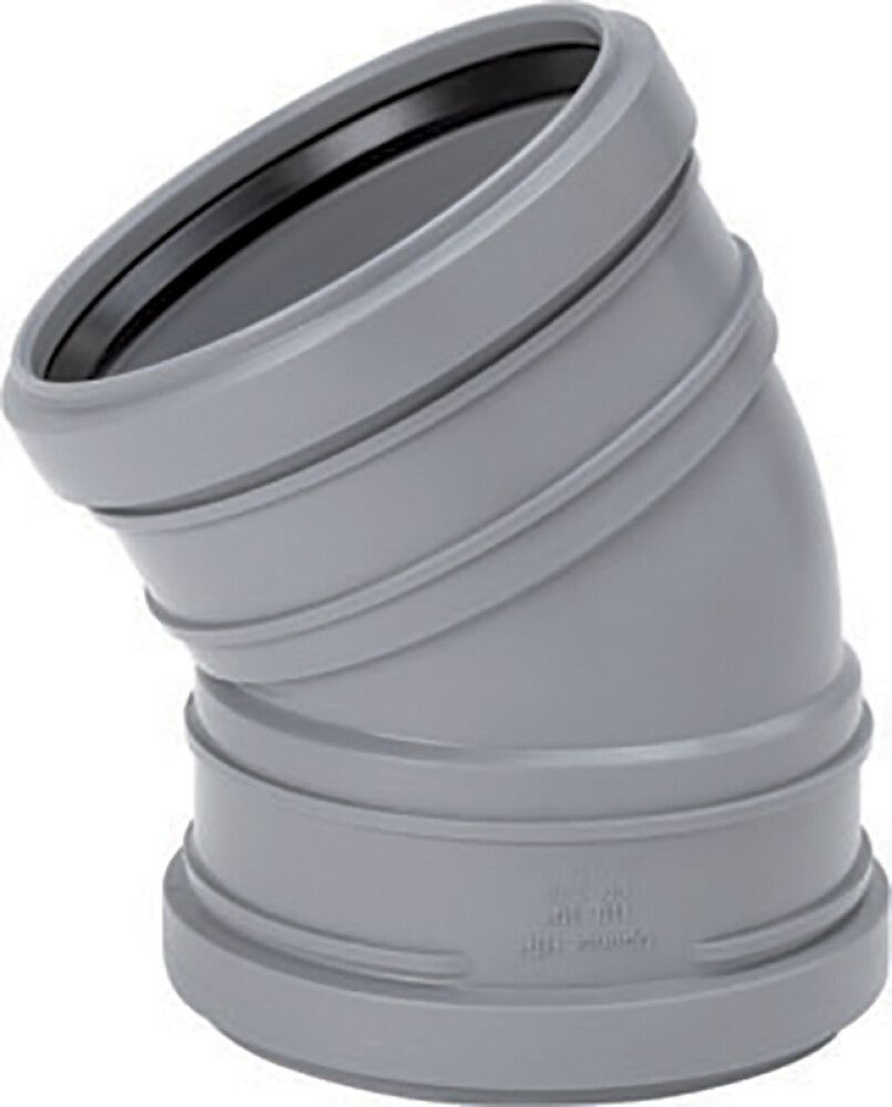 Muhvikulma Uponor 75 x 30°, Harmaa