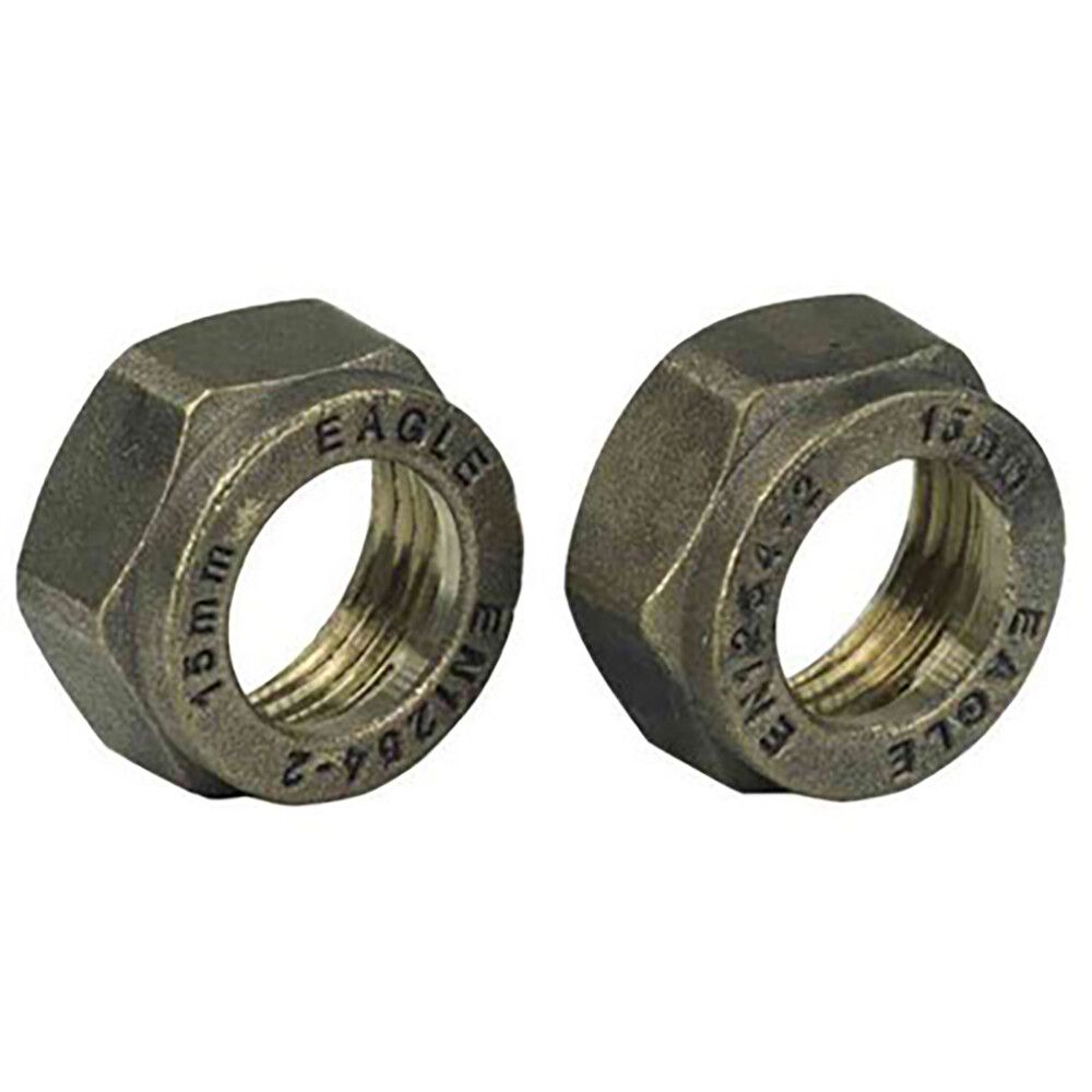 Puserrusmutteri Gelia 1/2" × 15 mm 2 kpl/pss