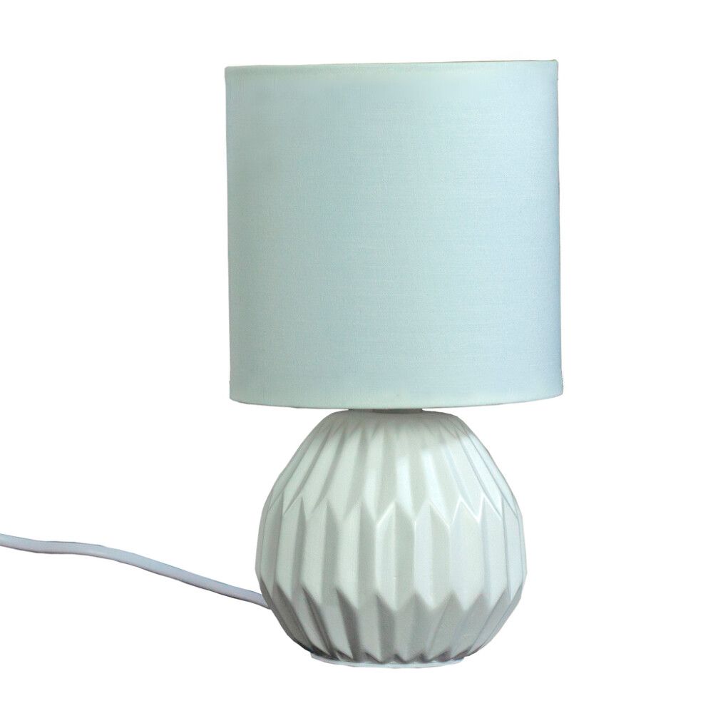 Pöytävalaisin Aneta Charlotte valkoinen 13 cm