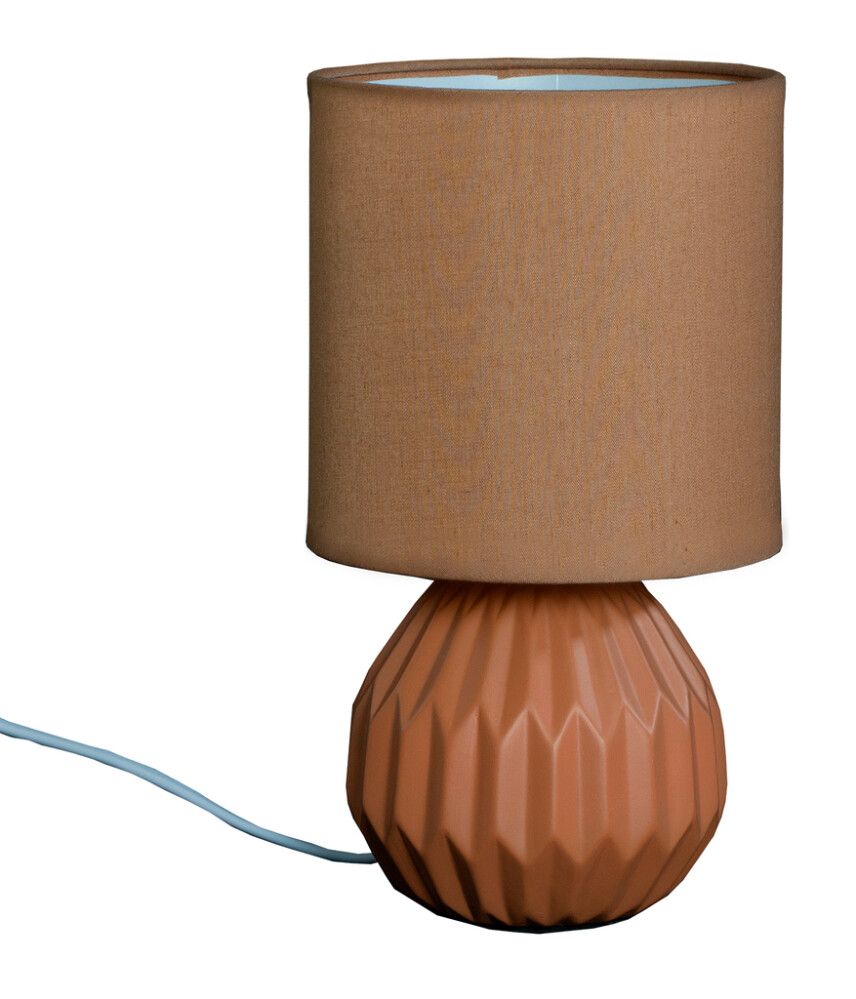 Pöytävalaisin Aneta Charlotte Ø 13 x 23 cm Terra