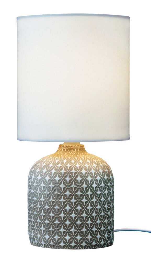 Pöytävalaisin Aneta Fideli ruskea/valkoinen 26,5 cm