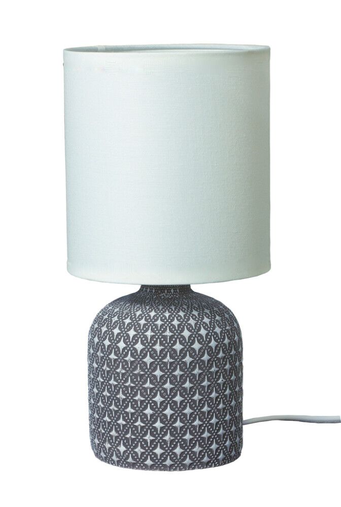 Pöytävalaisin Aneta Fideli ruskea/valkoinen 26,5 cm