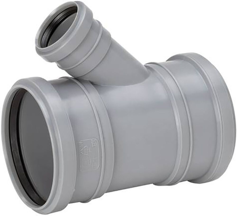 Muhvihaara Uponor 110/50 x 45, Harmaa