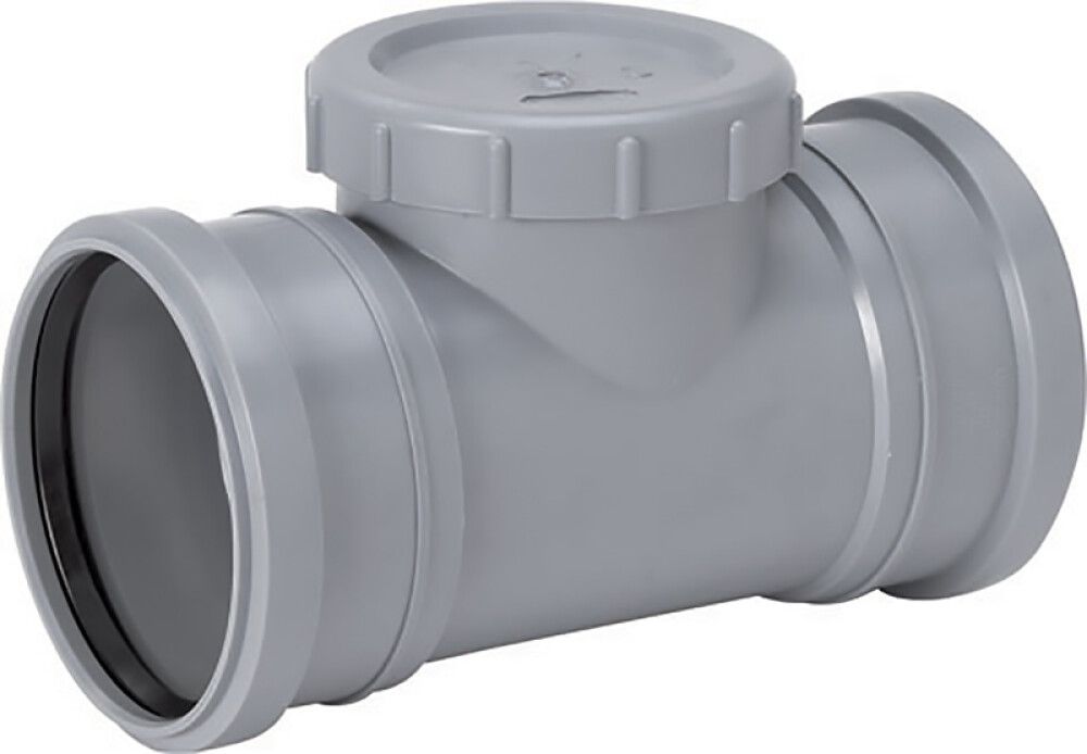 Muhvipuhdistusyhde Uponor 75, Harmaa