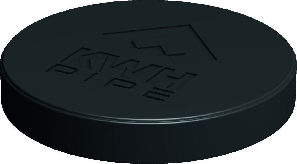 Salaojakaivon kansi Uponor musta Ø 315 mm
