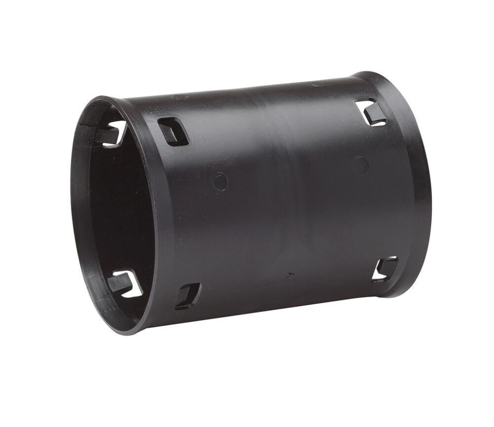 Salaojan kaksoismuhvi Uponor musta Ø 110 mm