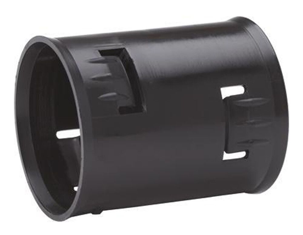 Liitosholkki Uponor peltosalaoja musta Ø 50 mm