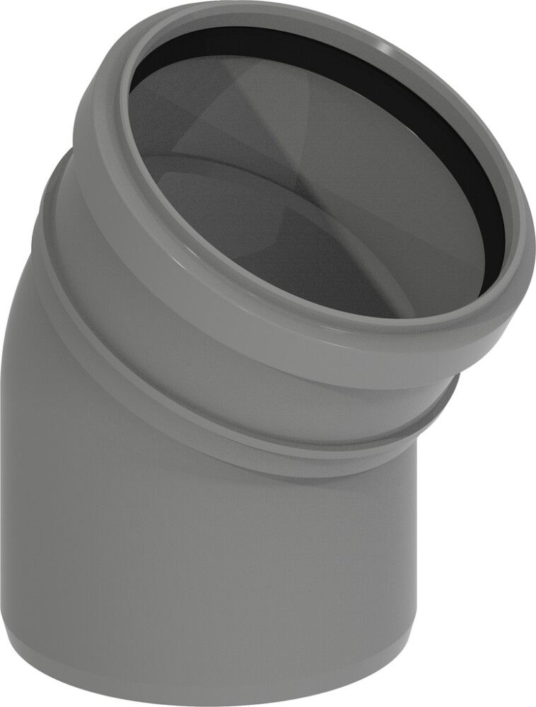 Kulmayhde Uponor 110 x 30, Harmaa