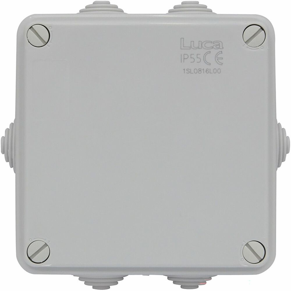 Kytkentäkotelo Malmbergs vaaleanharmaa 100 x 100 x 50 mm