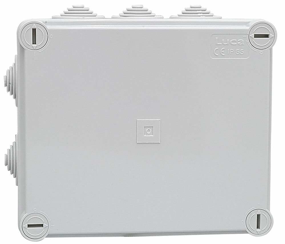 Kytkentäkotelo Malmbergs vaaleanharmaa 153 x 110 x 66 mm