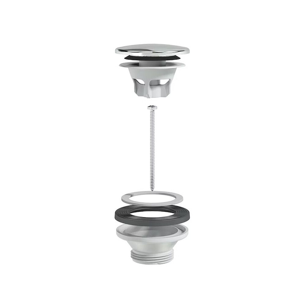 Pop-Up pohjaventtiili Prevex 135344 Kromi 63 mm 1¼"