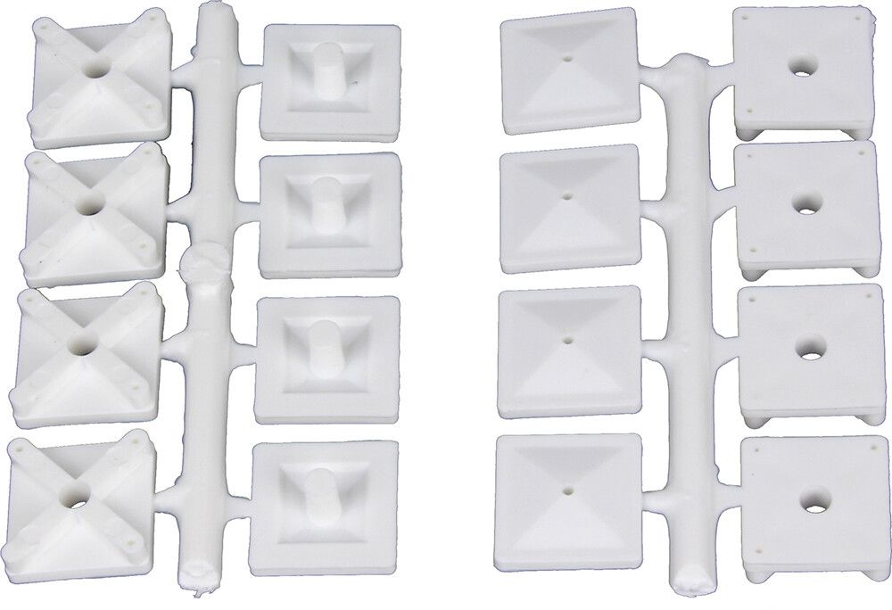 Palapeilikiinnike Pisla Valkoinen