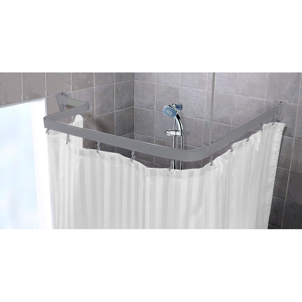 Suihkuverhokisko Pisla Flexi 300 cm