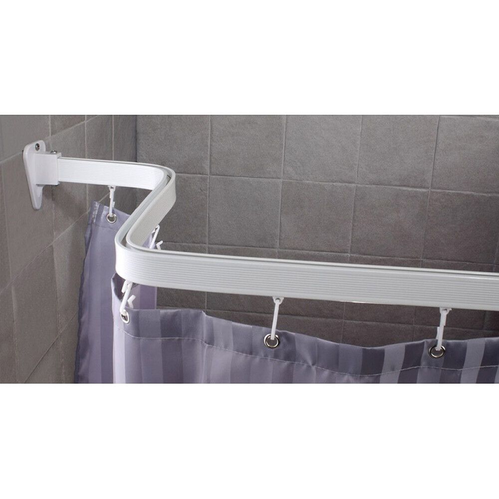 Suihkuverhokisko Pisla Flexi 300 cm