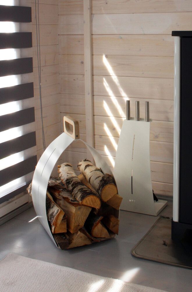 Puunkantoteline Pisla HTT Kelo Valkoinen