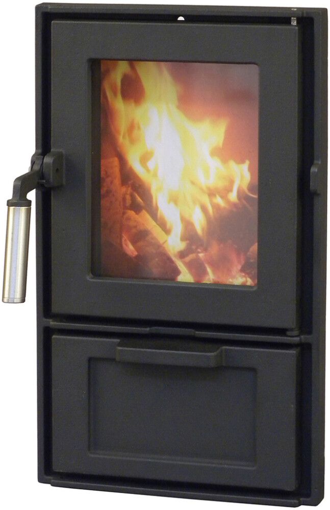 Tulipesänluukku Pisla HTT 436 Musta 24,8 x 42,3 cm