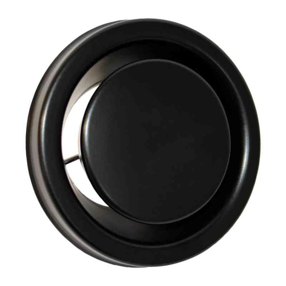 Poistoilmaventtiili A-collection Musta Ø125 mm