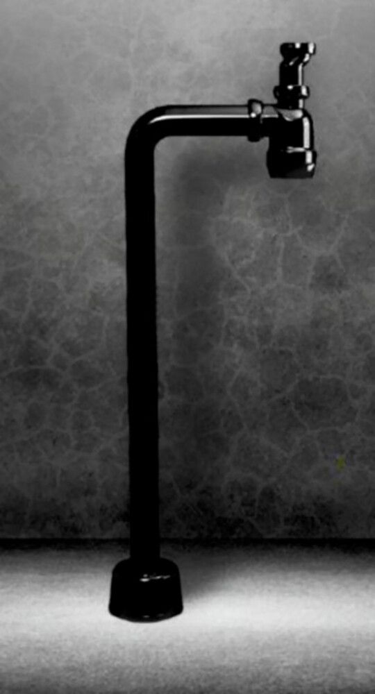 Vesilukko Faluplast musta Ø 40 mm x G32