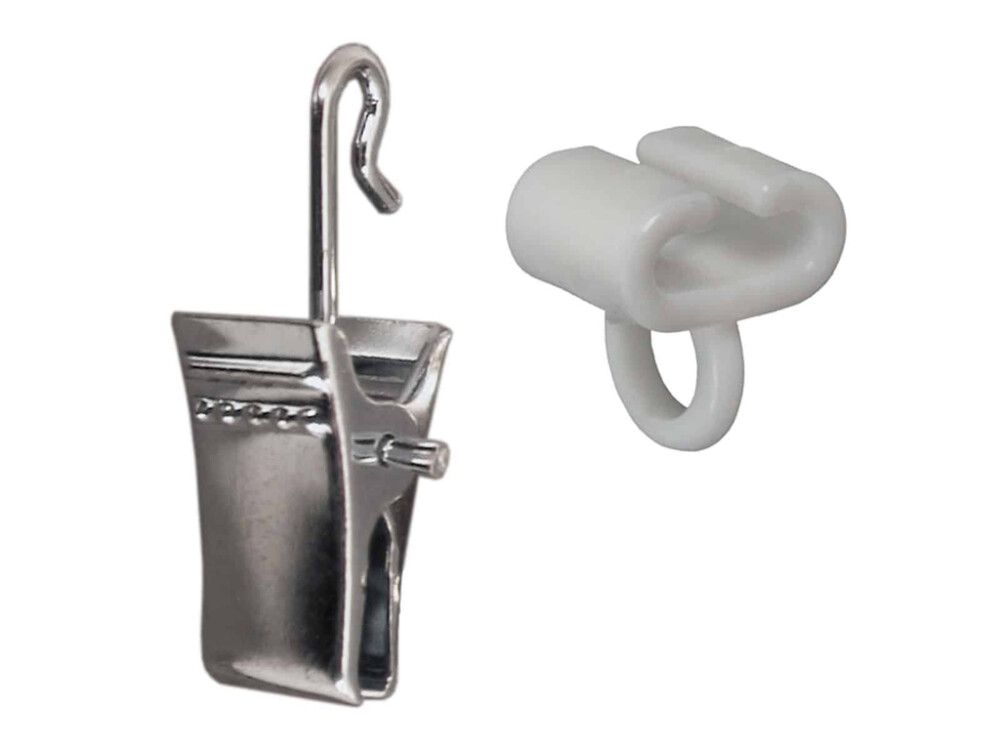 I-kiskon muoviliuku nipistimellä Pisla 20 kpl