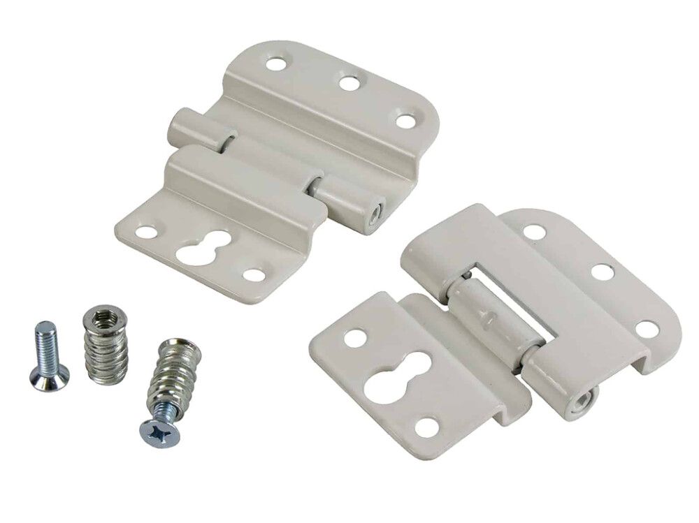 Lehtisarana Pisla 602 teräs/valkoinen 70 x 50 mm 2 kpl