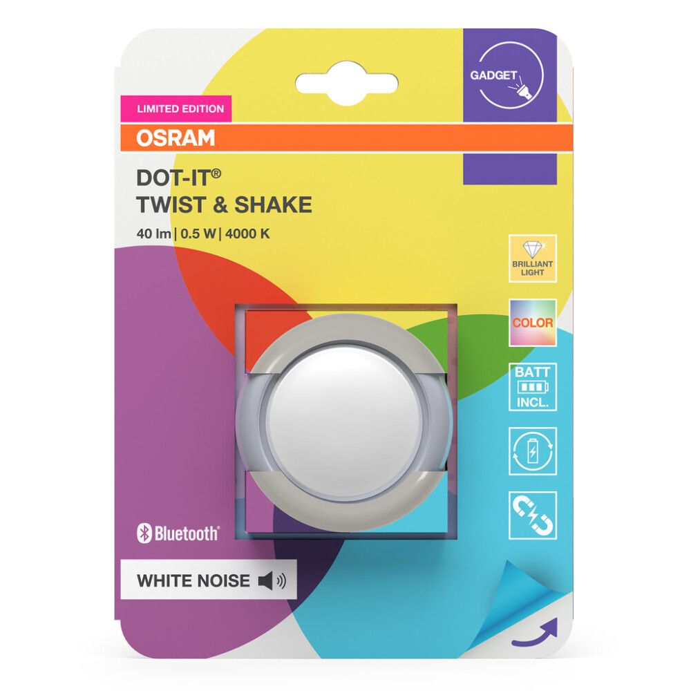 Valaisin Ledvance Smart+ Dot It RGBW Ø 6,7 cm