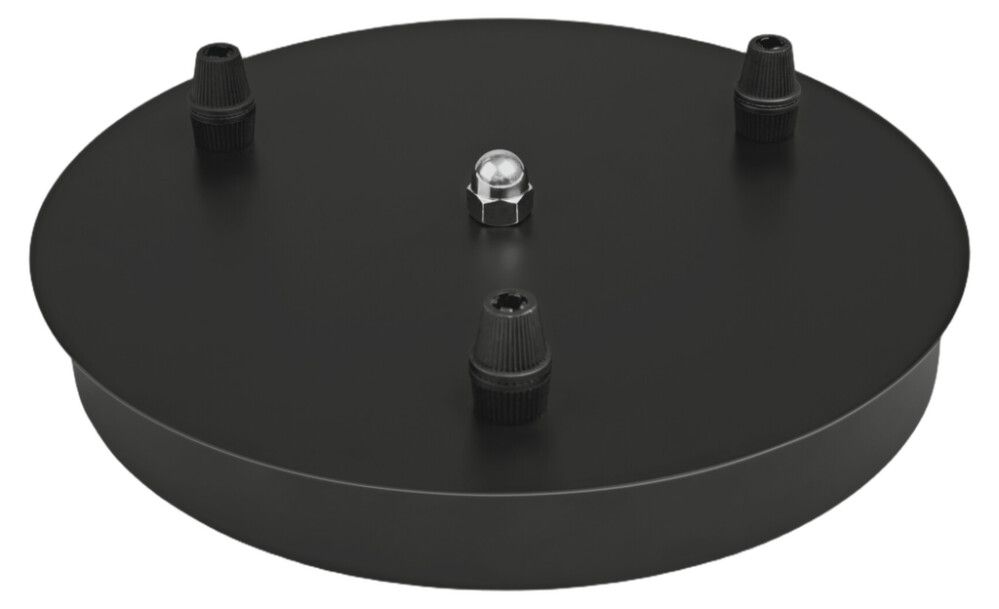 Kattokuppi Osram Vintage 1906 3-os musta Ø 20 cm