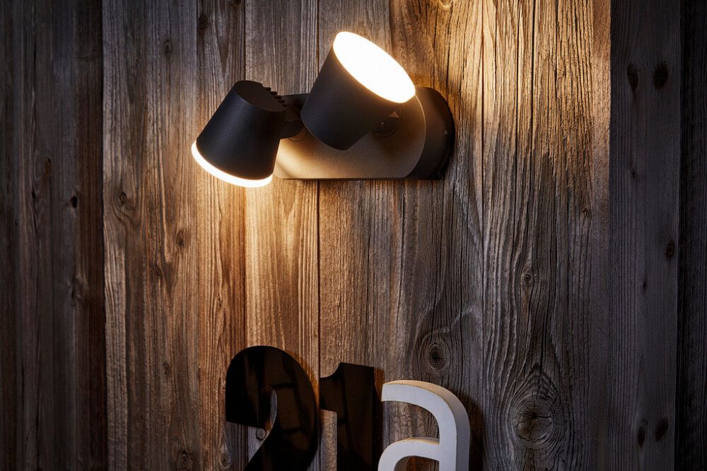 LED-ulkoseinävalaisin Osram Endura Midi Spot I tummanharmaa 12,5 x 16,2 x 12,8 cm IP44