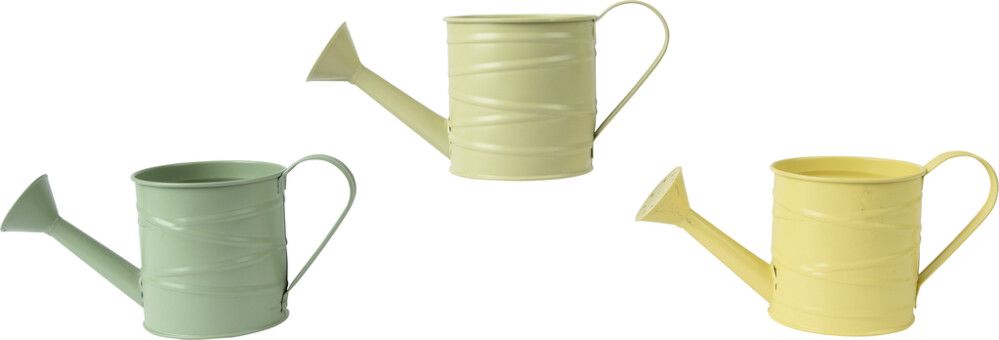 Kastelukannu sinkitty keltavihreä 10 cm lajitelma