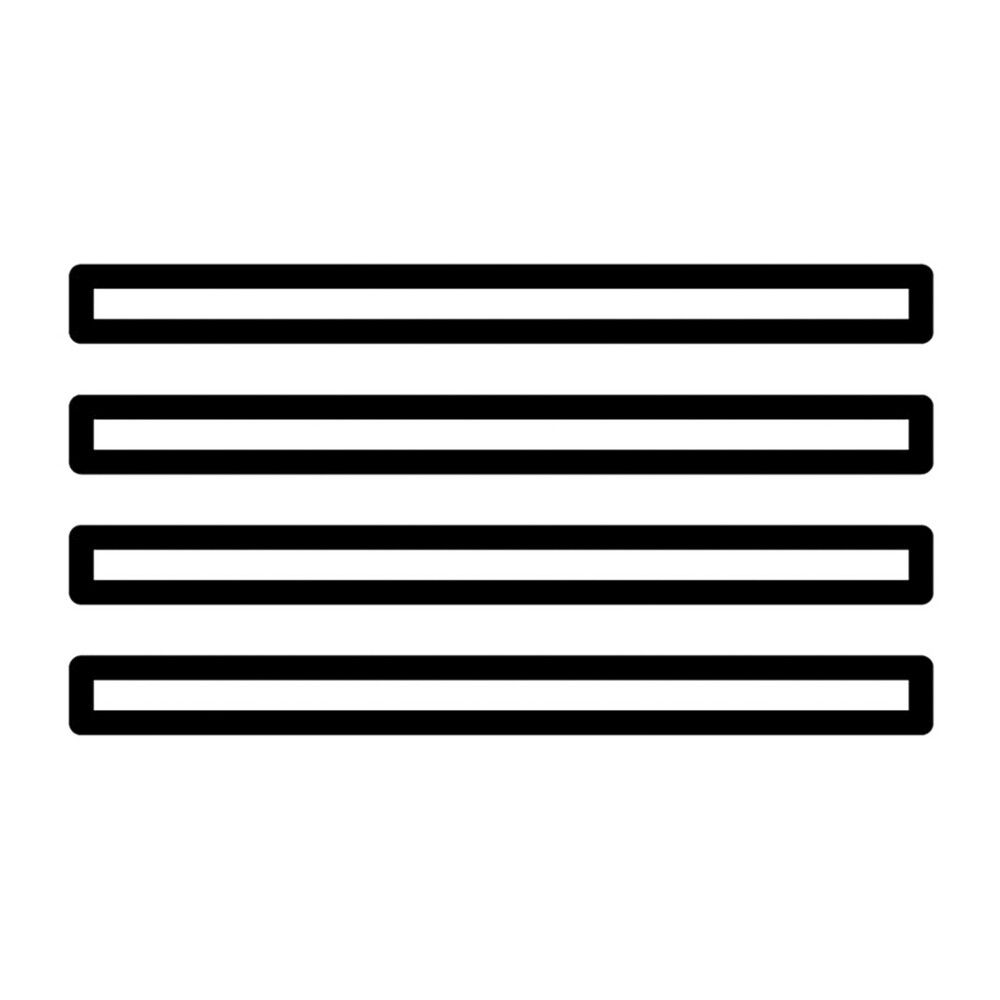 Add-On Temal 4 x hylly 40 x 20 cm