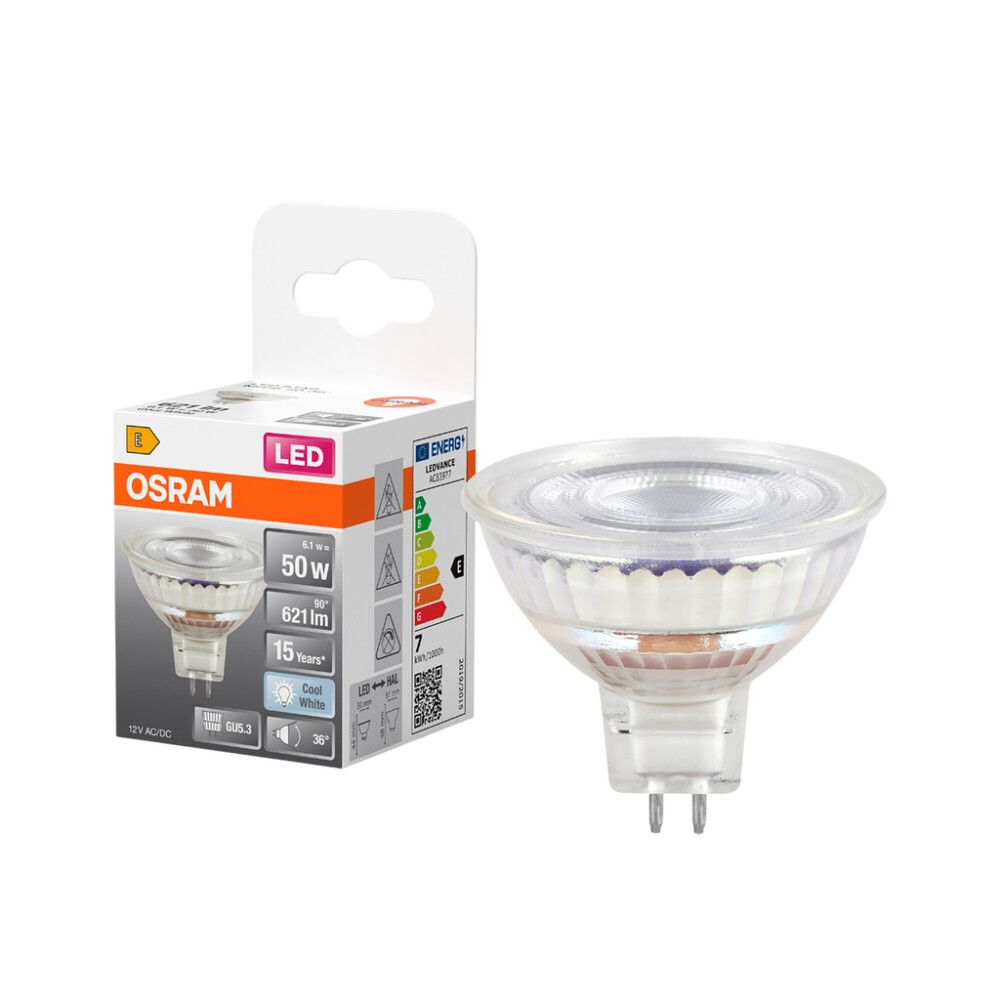 LED-lamppu Osram Star MR16 GU5.3 6,1 W 621 lm 4000 K 1 kpl/pkt