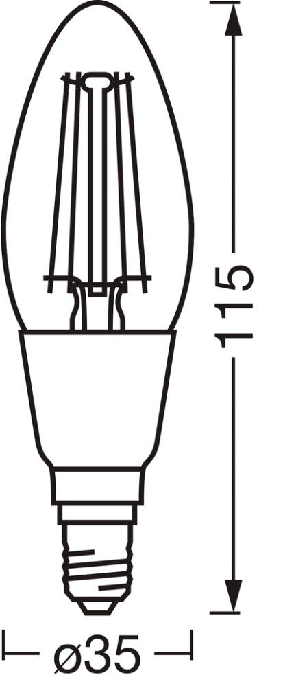 LED-lamppu Osram Smart+ WiFi DIM E14 4 W 470 lm 2700 K 1 kpl/pkt