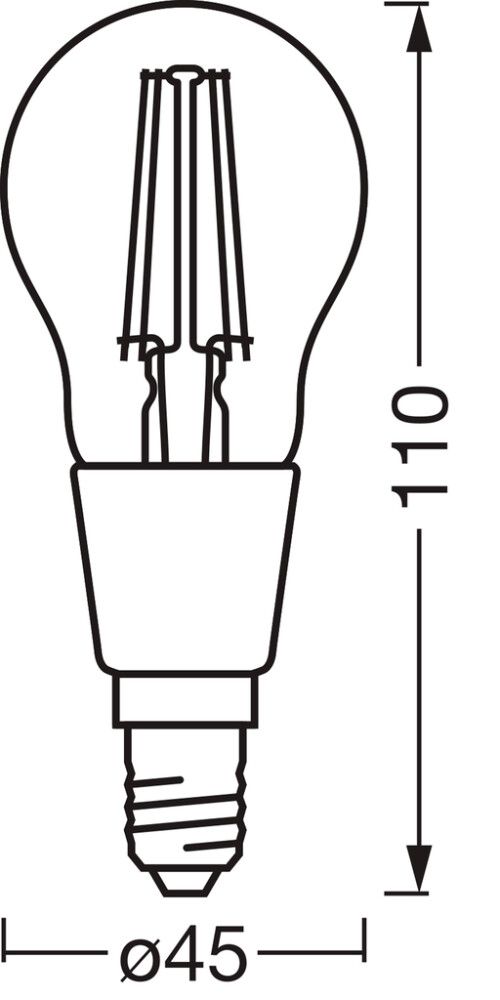 LED-lamppu Osram Smart+ WiFi DIM E14 4 W 470 lm 2700 K 1 kpl/kpl