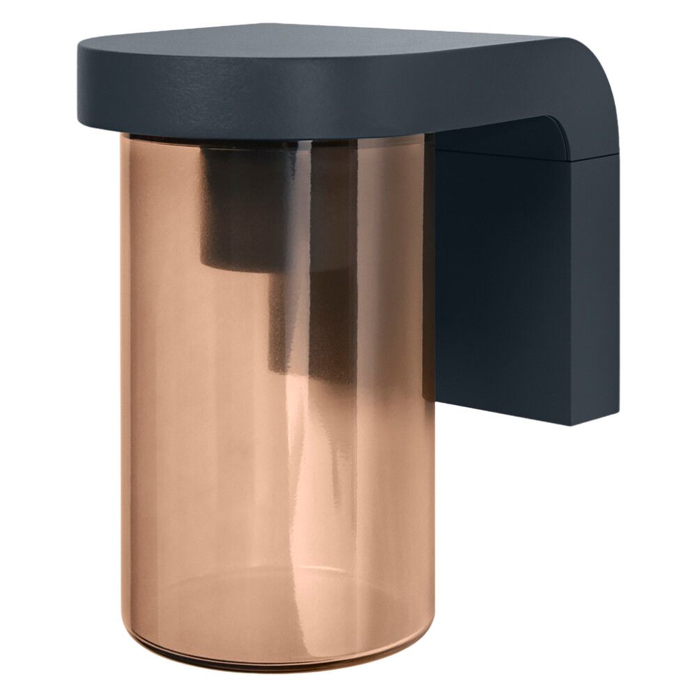 Ulkoseinävalaisin Osram Endura Cascade tummanharmaa/meripihka 18 cm IP44