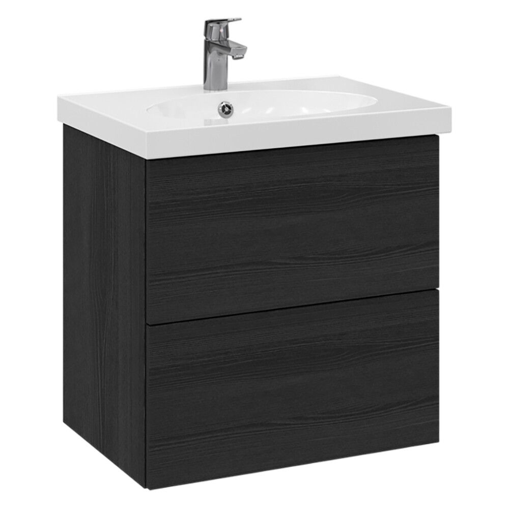 Allaskaappi Temal Trend musta puu 62,5 x 45 x 64 cm